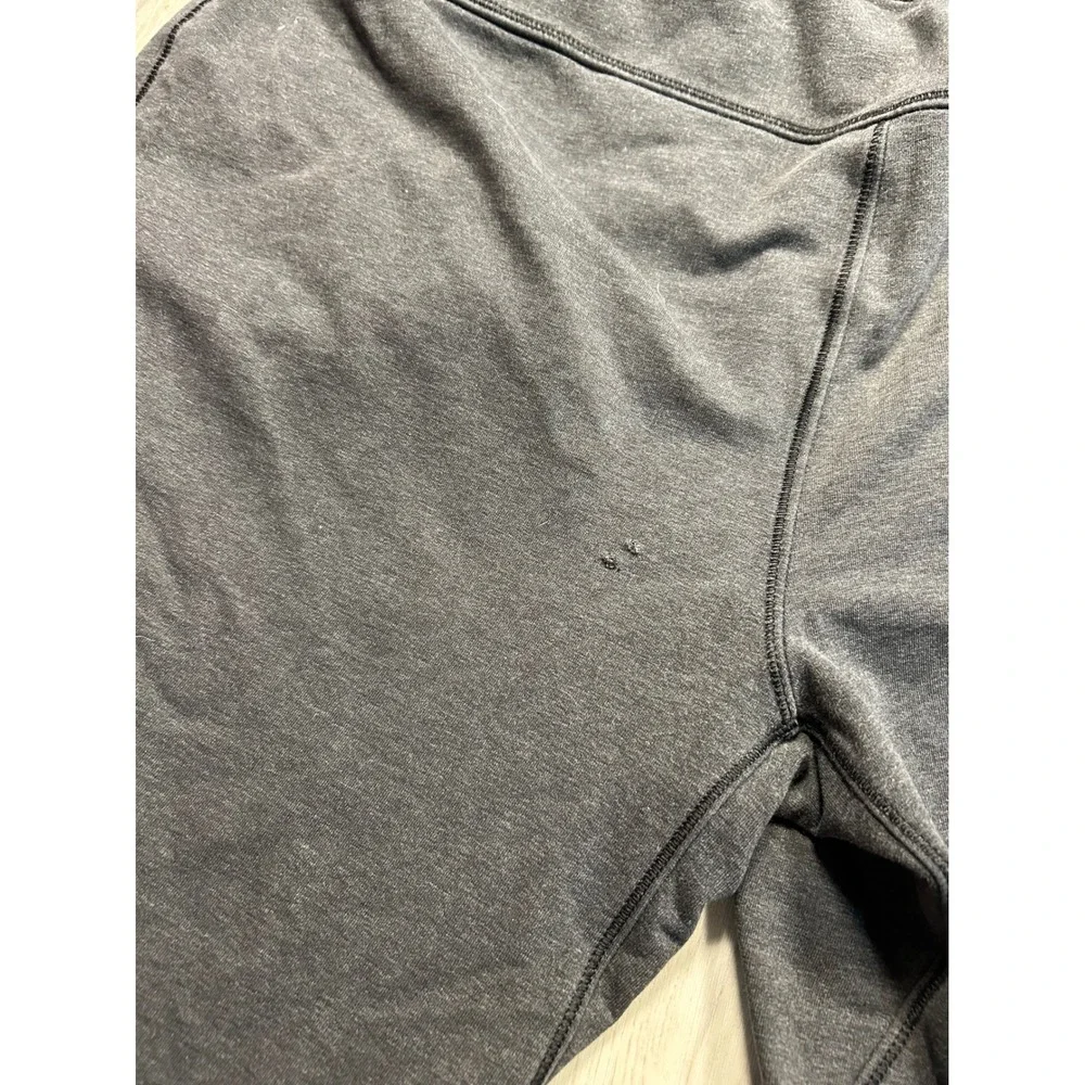 Flawed Mens‎ Charcoal Gray Jogger Sweatpants Zipper Pocket Drawstring Size L